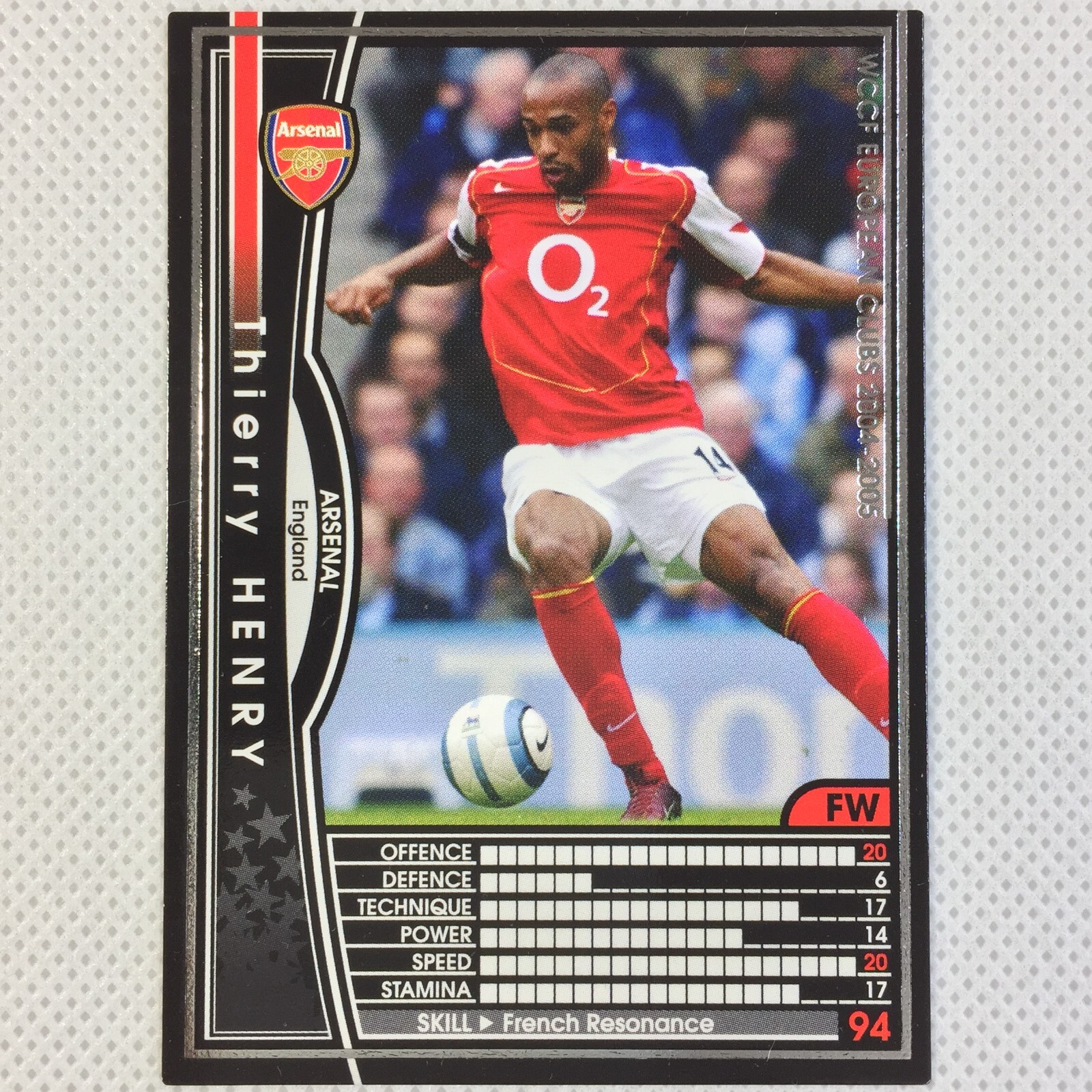 WCCF  2004～2005 2004-05 Panini WCCF Cristiano Ronaldo CSG 7.5 #059 Rookie RC