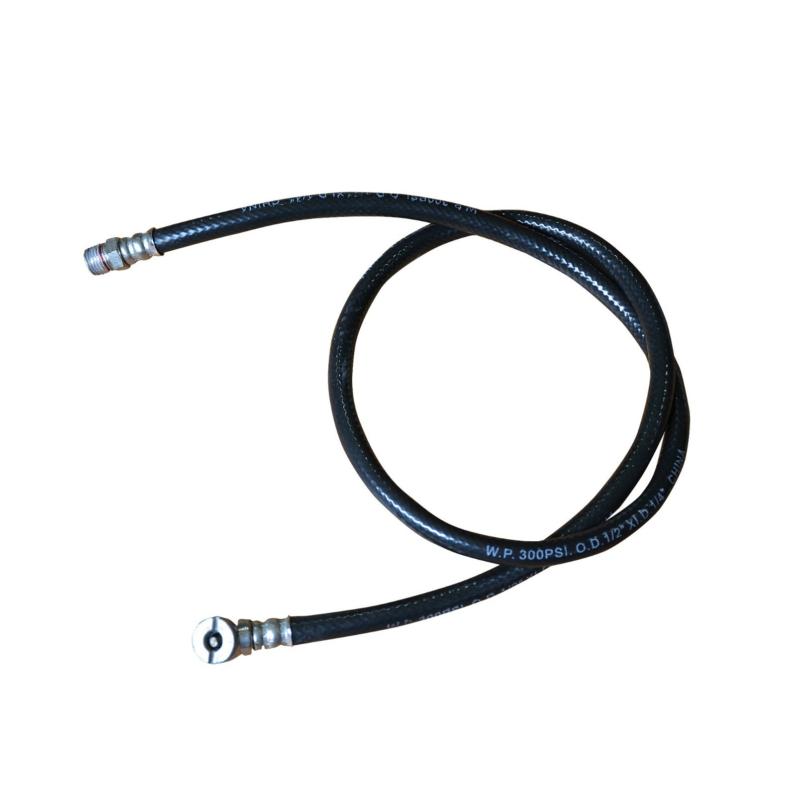 Horizontal Portable Steel Air Tank with Tire Air Chuck, 5 Gallon Capacity