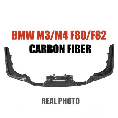 BMW M3 M4 F80 F82 3D STYLE REAL CARBON FIBER REAR BUMPER DIFFUSER 2014-2019