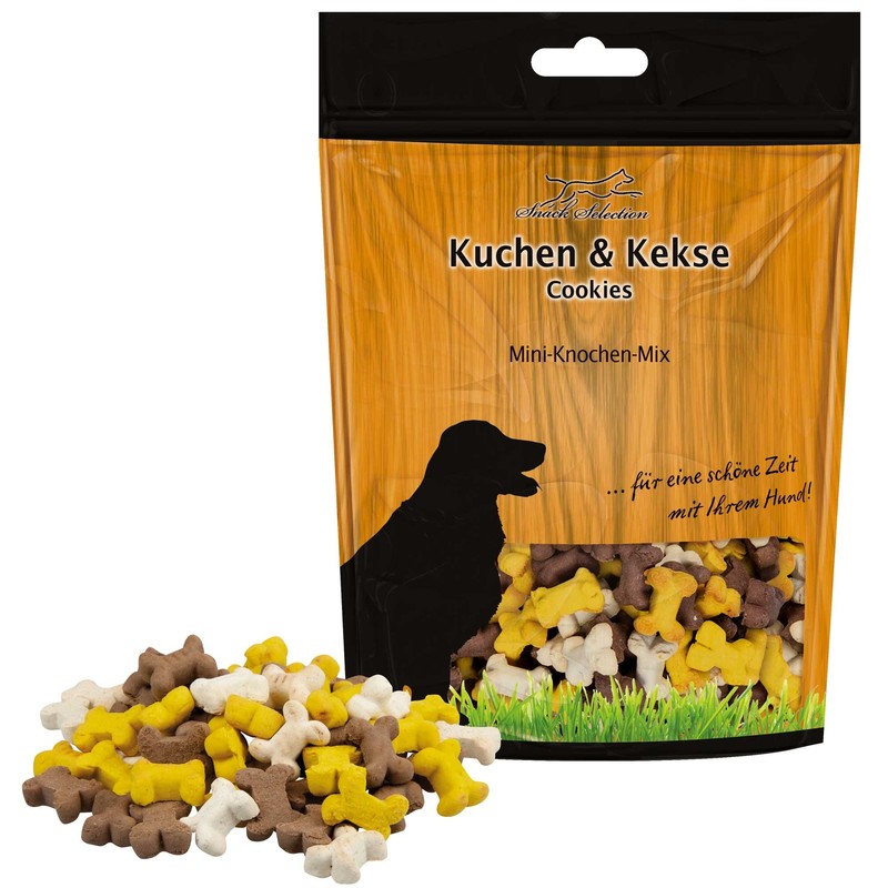 Schecker Hundekuchen - Mini Knochen Mix - Kleine Kekse - Veggi Kekse 