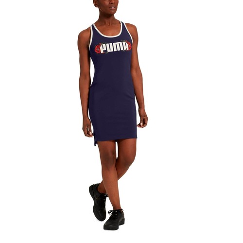 

[579247-01] Женское платье Puma FLOURISH DRESS, Peacoat/whisper white