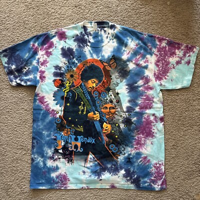 Liquid Blue Jimi Hendrix, Tie-Dye Shirt, Brand New Men Size XL