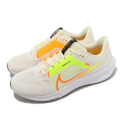 

Мужские кроссовки Nike Air Zoom Pegasus 40 Coconut Milk Lime White DV3853-101, Белый, Air Zoom Pegasus 40