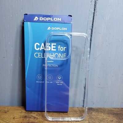 DOPLON Crystal Clear Designed for iPhone 14 Pro Max Case, [Never Yellowing]