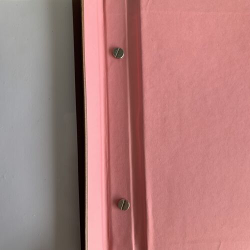 Scrapbook Mini Album Newborn Baby Girl Handmade Shower Gift ABC 8” x 8”
