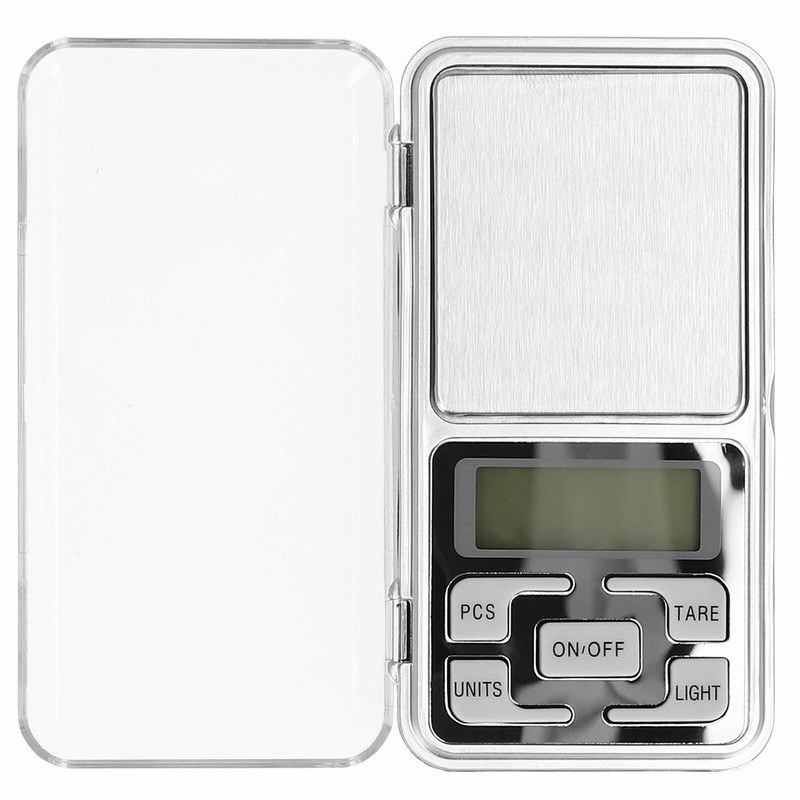 Mini LCD Edelstahl Feinwaage Digitale 0.01g Taschenwaage Präzisionswaage Tare DE