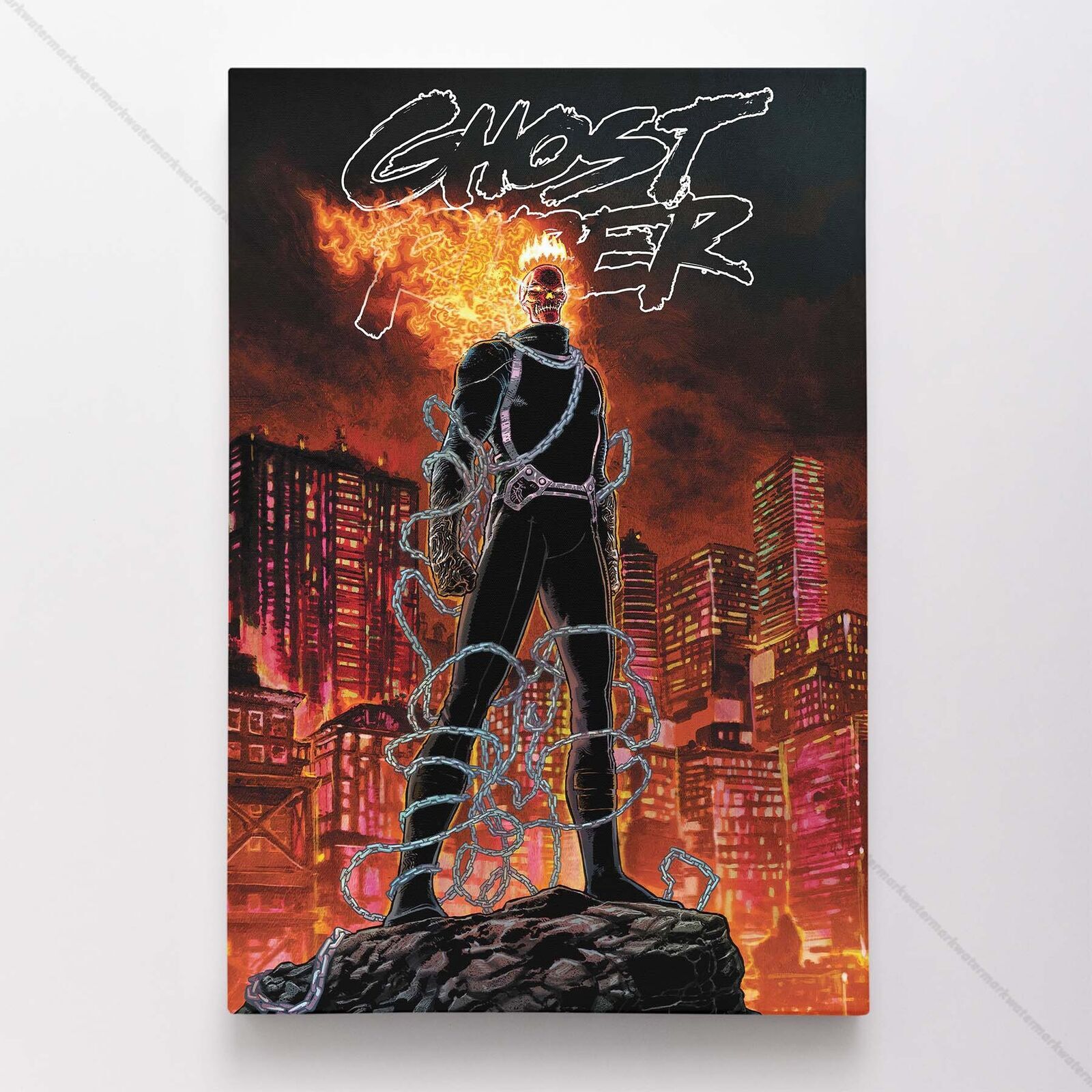 Ghost Rider Poster Canvas Vol 9 #1 King of Hell Marvel Comic Book Wall Art Print