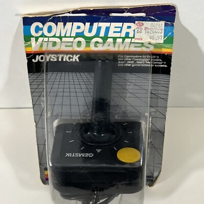 Gemini Gemstik Computer Video Game Joystick Atari 2600 Sealed (E13)