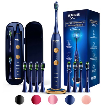 Wagner & Stern WHITEN+ Edition. Smart Electric Toothbrush with Pressure Sensor.