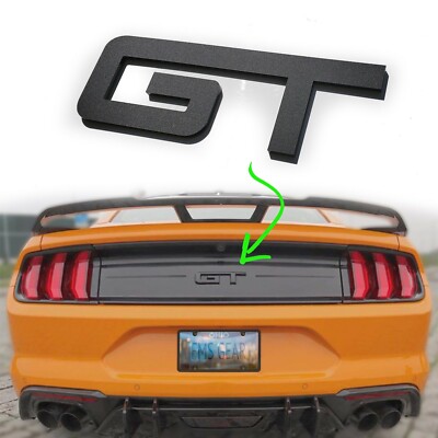 FACTOTUM 1pc REAR emblem fits Mustang GT badge Trunk Lid logo  
