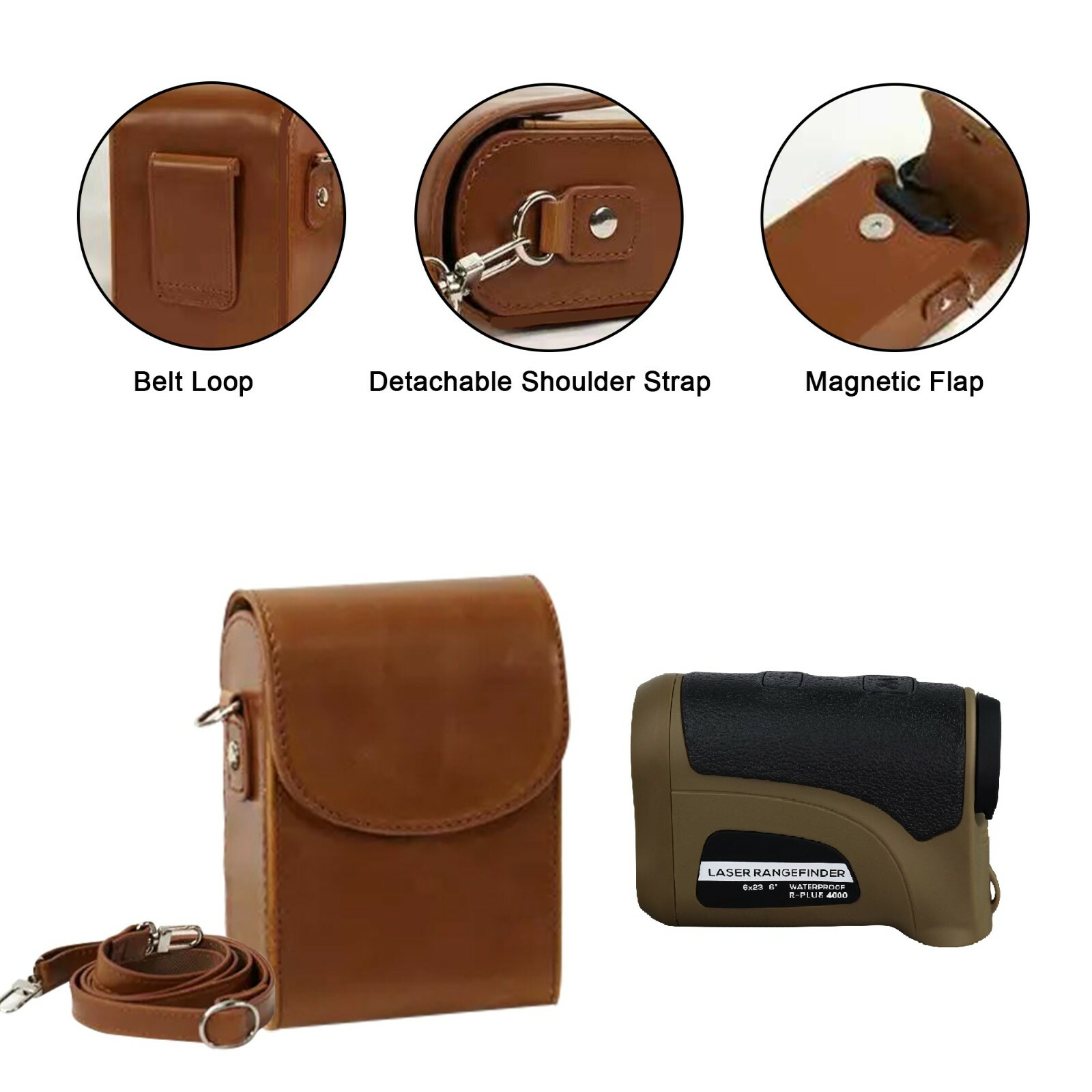 HD Laser Rangefinder up to 4000Yd Viewing Measuring Targeting Distance Measurer 