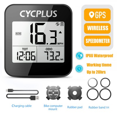 Waterproof Wireless GPS Bike Computer Cycling Speedometer With Mount Holder US