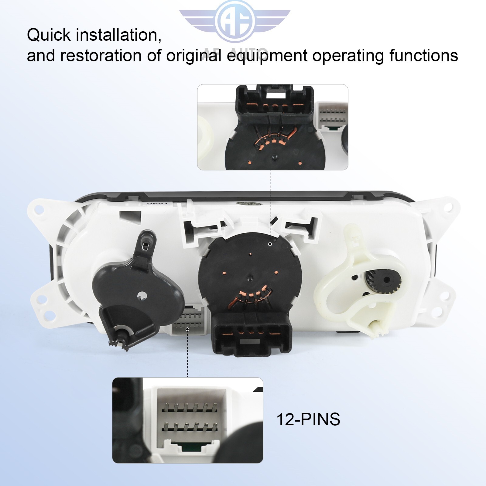 For 2007-2010 Jeep Wrangler JK V6 3.8L A/C Heater Control Unit Module 55111840AE