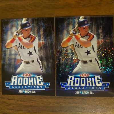 Jeff Bagwell ASTROS 1991 Rookie Sensations Chrome Sparkle Glitter Prism #RSC-13 