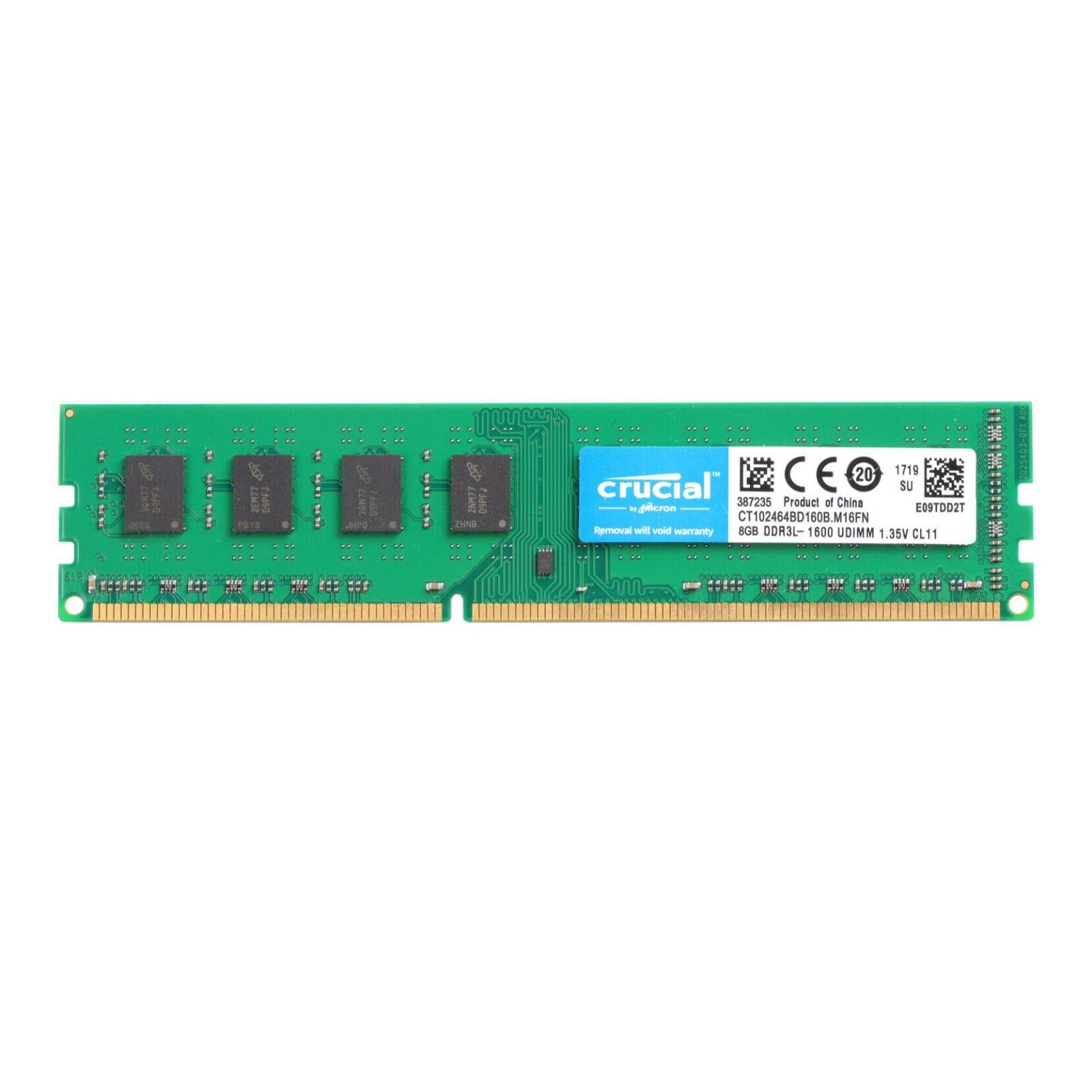 Mémoire RAM Crucial DDR3L 4 Go Ou 8 Go – 1600 MHz PC3-12800 – 1,35 V – SO-DIMM Pour PC Portable