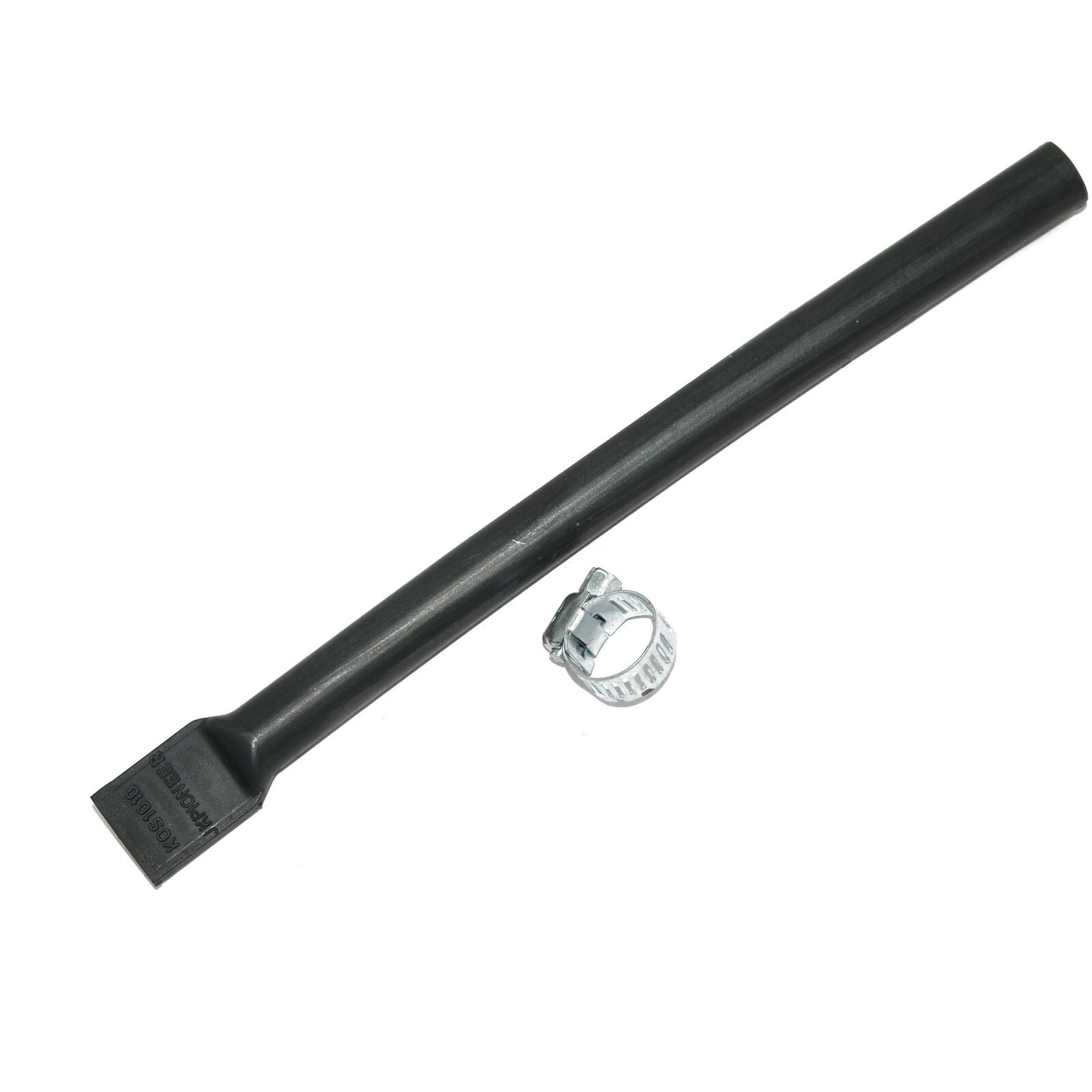 Fits Royal Enfield Duckbill Breather Black Pipe & Clip  