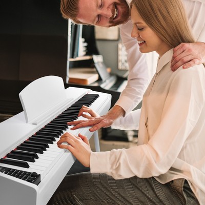Ktaxon 88 Keys Digital Piano Full Weighted Keyboards With 3 Pedal Unit,Headphone
