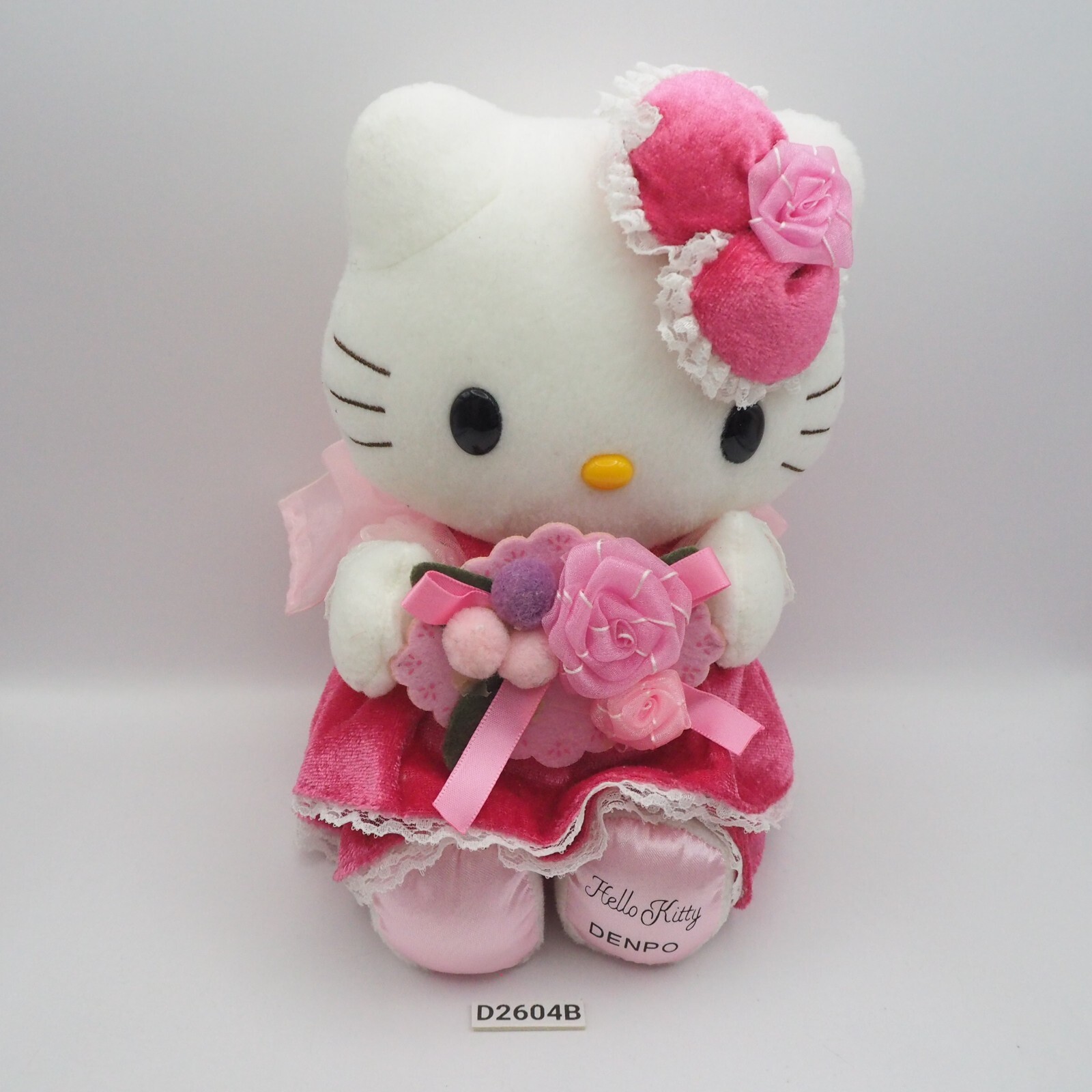 HELLO  キティ  DENPO D2604B Hello Kitty Sanrio NTT Denpo Flower 2014 Plush 8