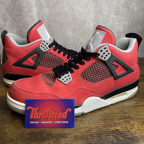 Nike Air Jordan 4 Retro Toro Bravo 2013 Red Suede Mens Size 8 (308497-603)​​​ $_12.JPG?set_id=880000500F main image 3