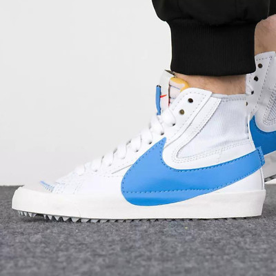 Nike Blazer Mid '77 Jumbo Shoes White University Blue DD3111-103 Men's Sizes NEW