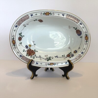 Noritake Ireland Nanking Porcelain Vegetable Bowl 10 In X 7.25 in Oval #2860 