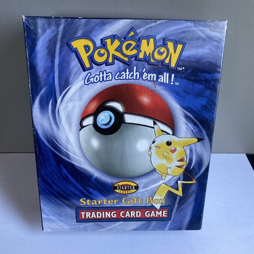 POKEMON Starter Gift Box 1999 First Ed Holographic Machamp Sealed + Vaporeon NS