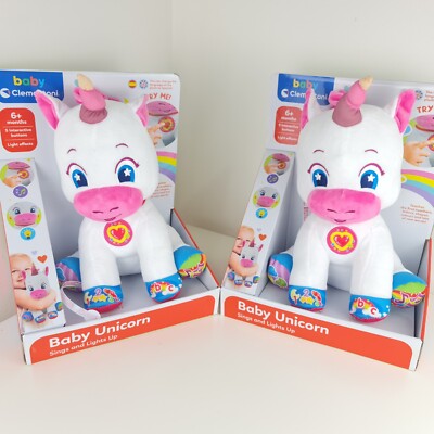 Clementoni Baby Unicorn - set of 2 - New never used