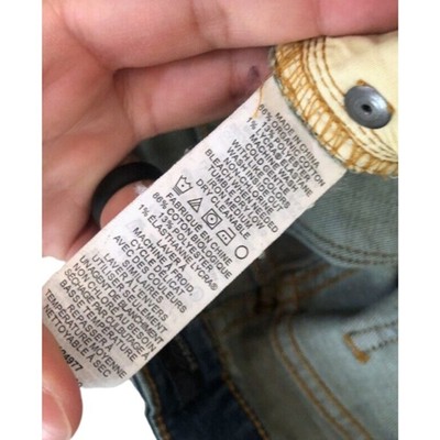 R20 PrAna LONDON skinny jeans sz 6 28 denim stretch blue organic mid medium