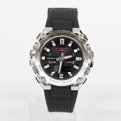 Pre-owned Casio G-shock Gst-b600-1ajf Solar Powered Mobile Link Function Bluetooth