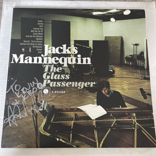 Jack's Mannequin - The Glass Passenger 2008 Sire 2LP w/CD Jack's Mannequin - The Glass Passenger 2008 Sire 2LP w/CD