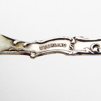New York Statue Of Liberty Souvenir Spoon Shepard Sterling Silver