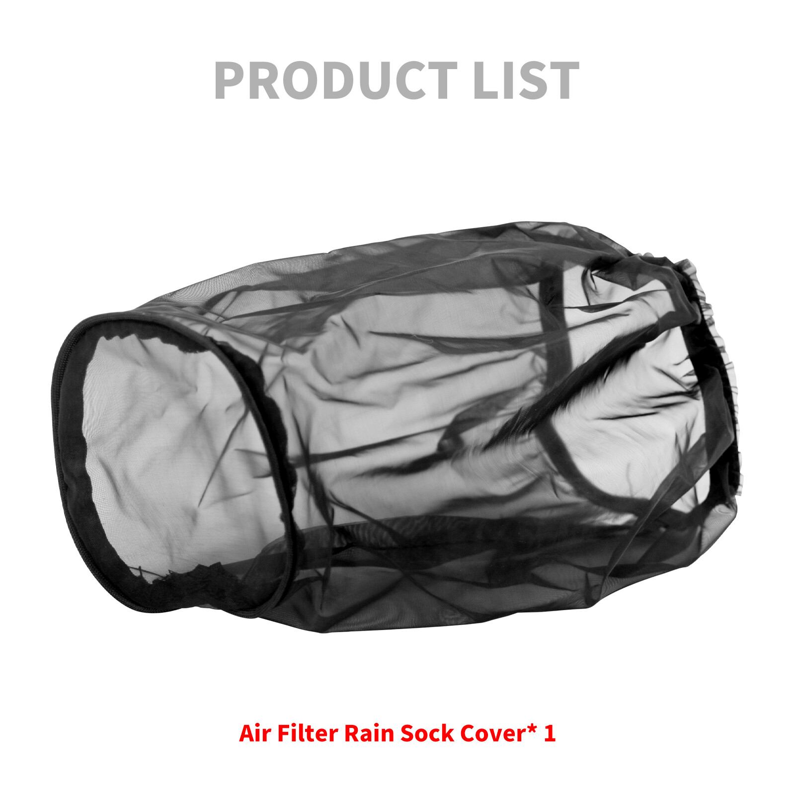 1 PCS Waterproof Air Filter Rain Sock Dustproof Protective Cover Fit For Harley