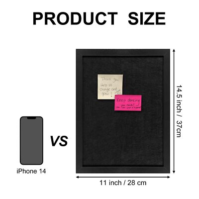 	TORASO Cork Board Bulletin Board with FeltWood Framed Display Bulletin Board	