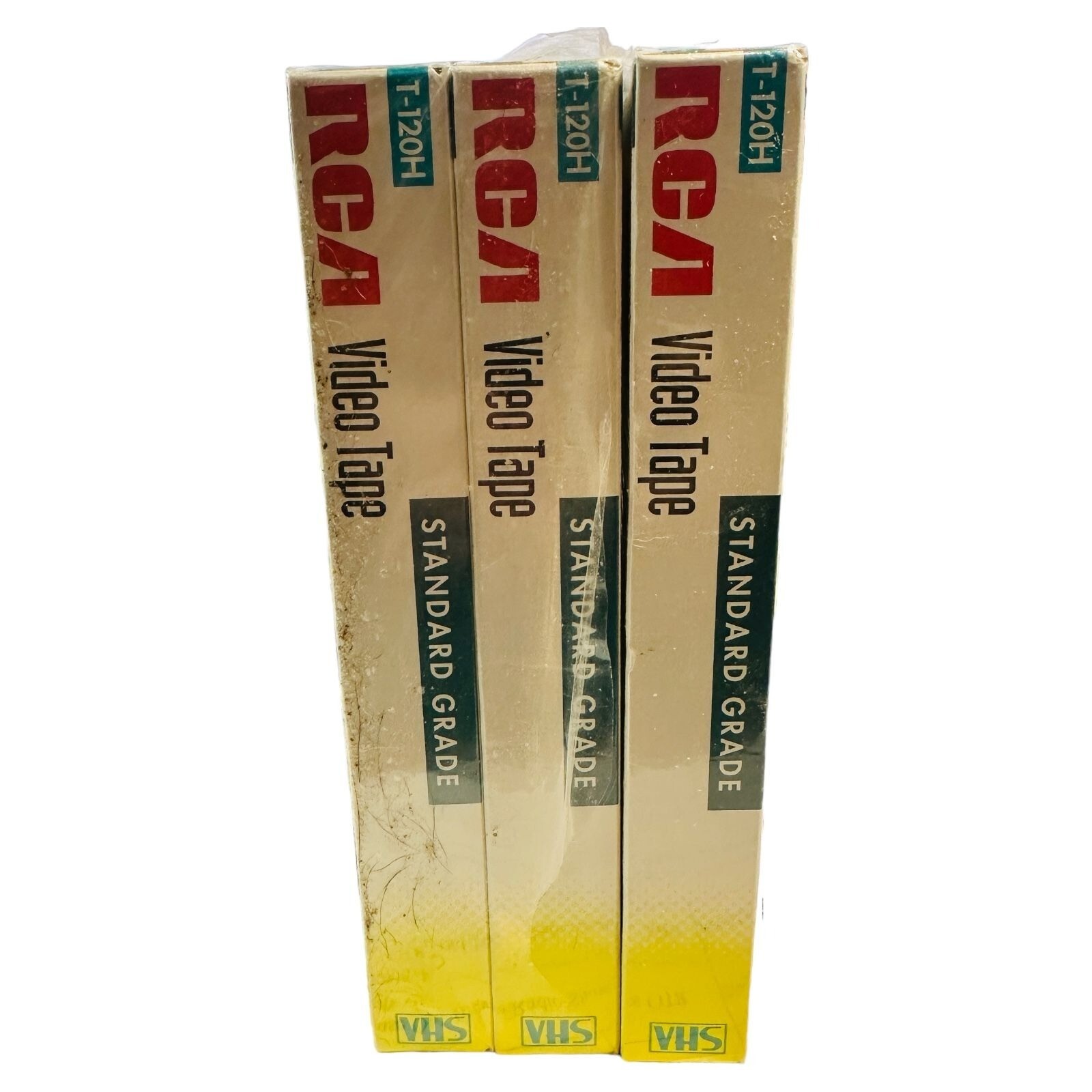 Lot Of 3 RCA Blank VHS Video Tape T-120H Standard Grade 6 Hour...