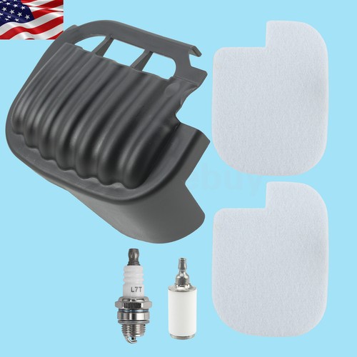 Air Filter & Cover Kit For Poulan P3314 P3314WS P3314WSA P3416 P3516PR Chainsaw