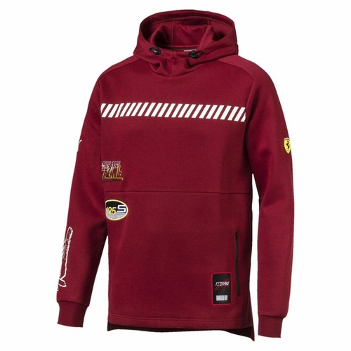 

[577216-06] Мужская толстовка с капюшоном Puma SF Scuderia Ferrari Street, Красный