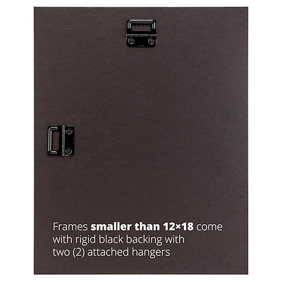 Craig Frames Complete 7x12 CD Display Black Frame with Glass and Matting