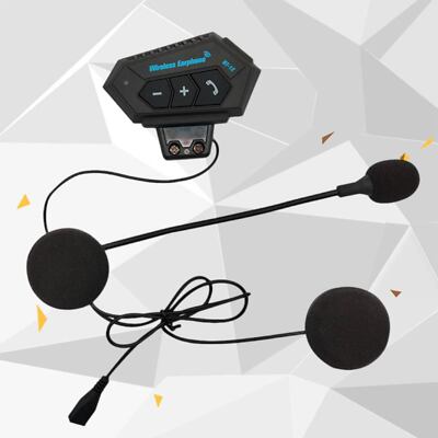 USA Motorcycle Helmet Headset Wireless Bluetooth Headphone Speaker BT-12