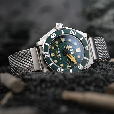 RGMT RGMT TORPEDO AUTOMATIC DIVER STAINLESS STEEL 51MM WRISTWATCH RG-8027-77