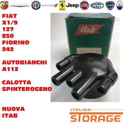 Fiat X1/9 127 850 Fiorino 242 A112 Distributor Cap New Itab 9935176