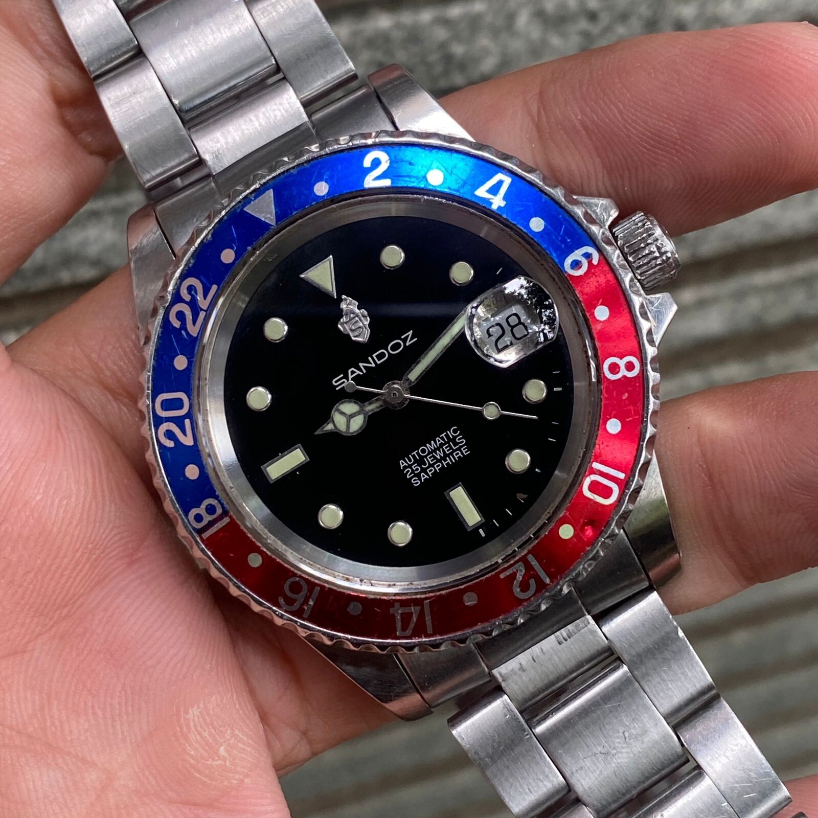 TECHNOS TSM-412 PEPSI ベゼルDIVERS STYLE TECHNOS TSM-412 PEPSI ベゼルDIVERS STYLE Technos Tsm-412