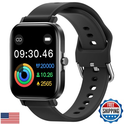 ANCwear Smart Watch for Men Women, Step Counter Watch with Heart/Sleep Tracki