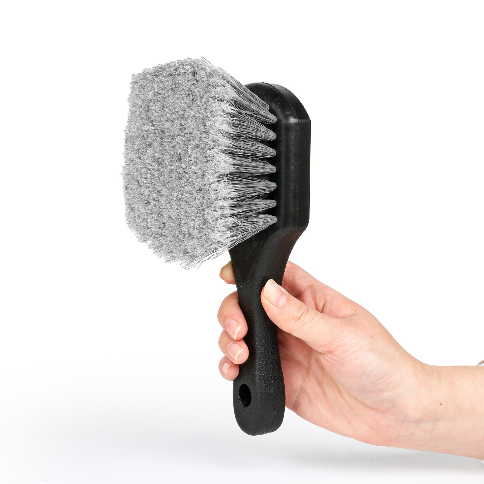 8.1'' - Car Wash Brush Easy Reach Rim Detailing Soft Bristle Auto Wheel Tire