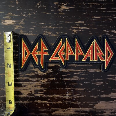 Def Leppard (Embroidered Iron on patch) Punk/Rock/Metal Band