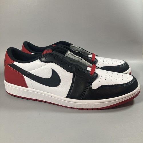 靴 Nike Air Jordan1 Retro Low OG Black Toe Jordan 1 Retro Low OG Black Toe (2023) Men's - CZ0790-106 - US