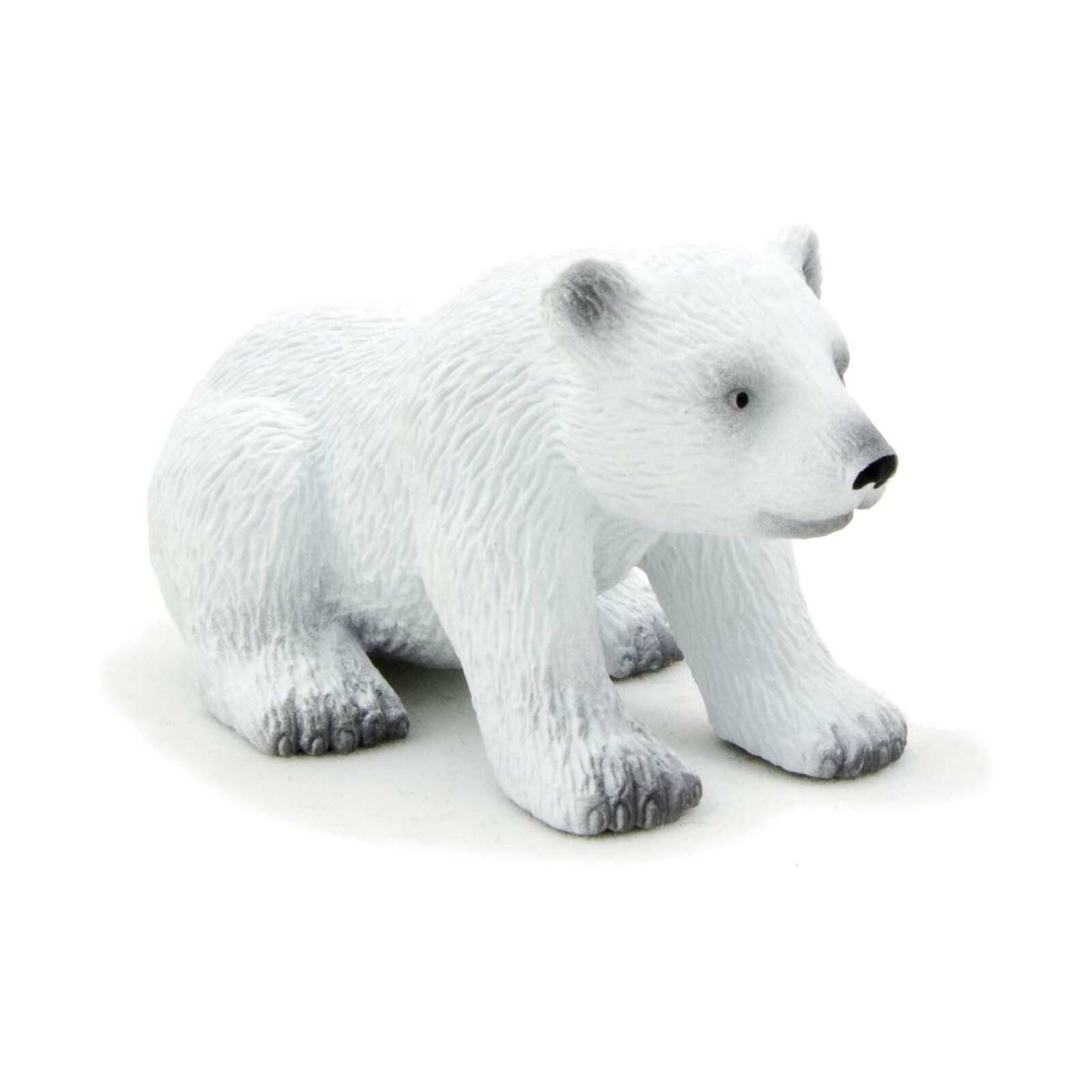 Фигурка сидящего животного MOJO Polar Bear Cub 387021 НОВЫЕ развивающие игрушки