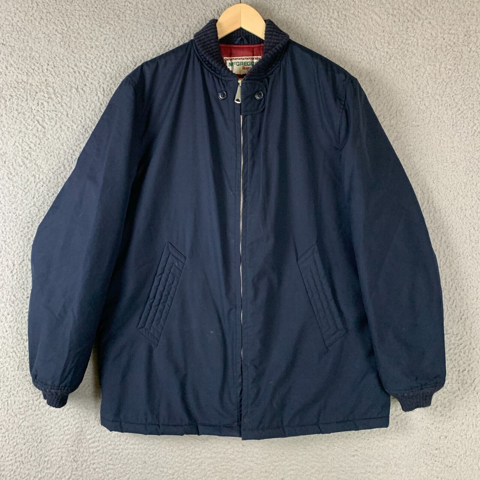 Vtg 60s McGregor Ram Jet Jacket 42 Long Zip Up Insulated Vtg 60s McGregor Ram Jet Jacket 42 Long Zip Up Insulated
