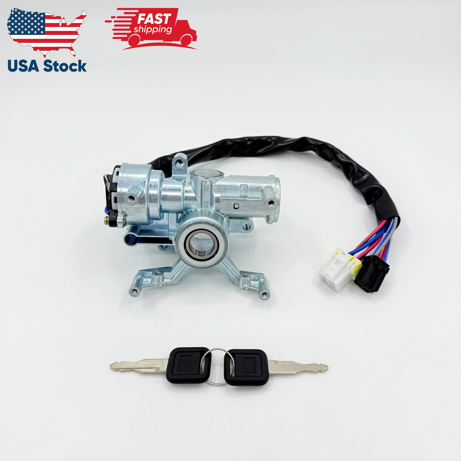 Ignition Switch Steering Lock Assembly For Isuzu NPR NQR NRR 1995-07 4HK1 5.2L 4