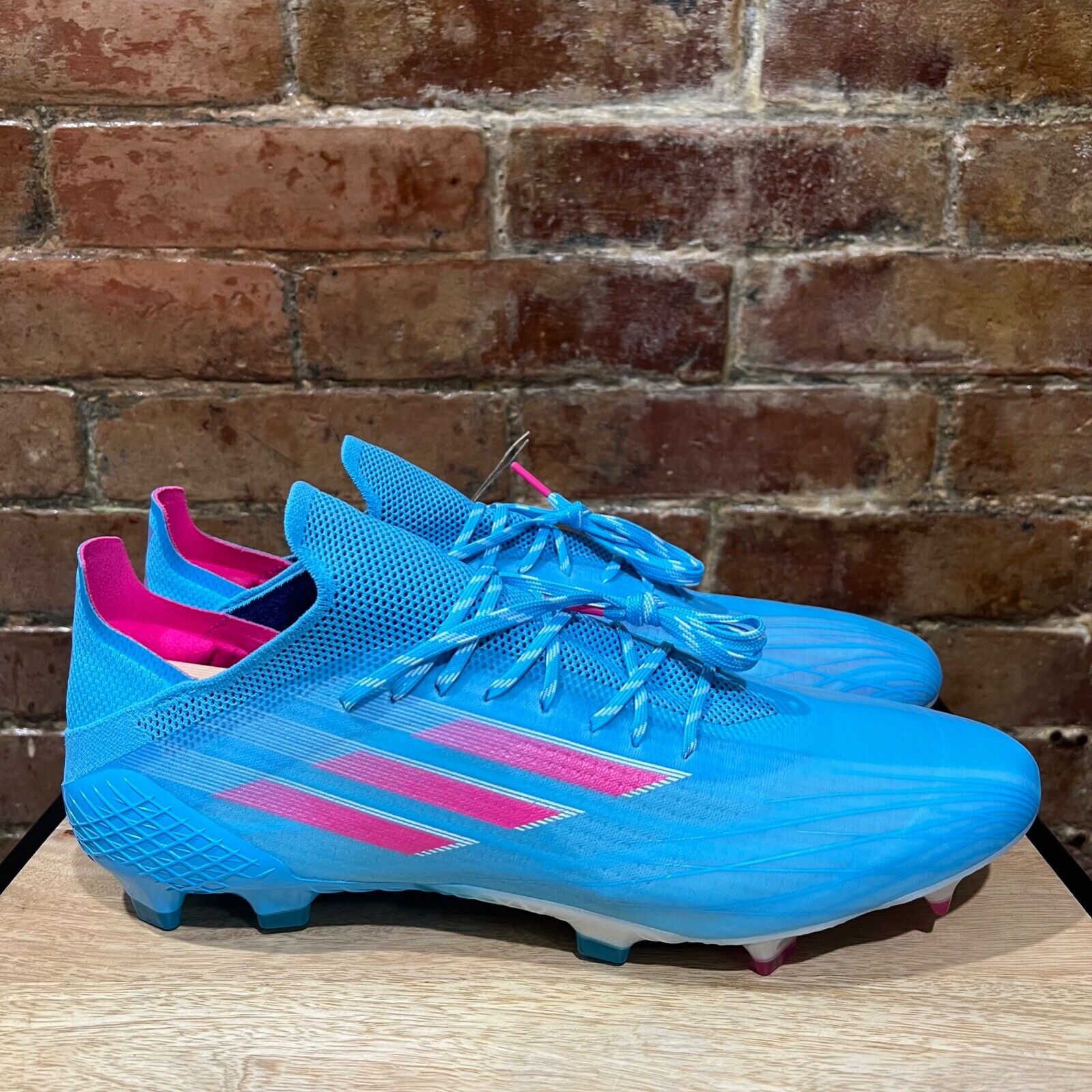 NEW Adidas X Speedflow.1 FG Sky Rush Team Shock Pink Men's NEW Adidas X Speedflow.1 FG Sky Rush Team Shock Pink Men's
