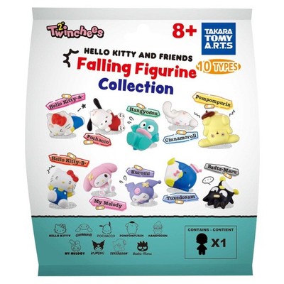 Hello Kitty Twinchees Falling 5cm Figure by Tomy – Mystery Pack (1 Selected at R